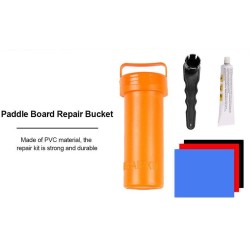 Reparatur-Set für aufblasbare Stand Up Paddle Boards (SUP) mit Klebstoff, PVC, stabil, Farbe zufällig