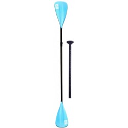 4-teiliges Paddel Längenverstellbar für Stand Up Paddling Board und Kayak, Blau, 165 cm - 240 cm