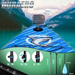 Stand up Paddle Board Gonfiabile Stand up Paddling Board SUP, Accessori completi, 330x76x15cm, Capacità di carico fino a 150Kg