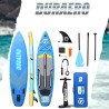 Tablero vertical inflable tablero vertical sup, conjunto completo de accesorios, 330x76x15cm, capacidad de carga de hasta 150 kg