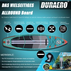 Juego de tablero Sup inflable de pádel vertical, 330x76x15cm, máximo 150 kg, conjunto completo de accesorios, azul