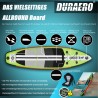 Stand up paddle Board support Board Kit, 330x76x15cm, jusqu'à 150 kg, vert