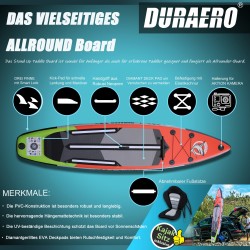 Stand up Paddle Board Inflatable SUP Board Set, 330x76x15cm, up to 150kg, Red