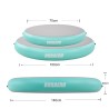 Tumbling Matte Air Matte Track aufblasbar Gymnastikmatte Turnmatte mit Luftpumpe Mintgrün, Rund