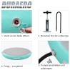 Tumbling Matte Air Matte Track aufblasbar Gymnastikmatte Turnmatte mit Luftpumpe Mintgrün, Rund