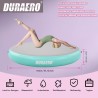 Tumbling Matte Air Matte Track aufblasbar Gymnastikmatte Turnmatte mit Luftpumpe Mintgrün, Rund