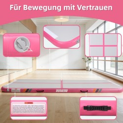 Airtrack Matte Tumbling Matte Gymnastikmatte Trainingsmatte Turnmatte mit Luftpumpe 300x100x10CM 400x100x10 CM