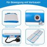 Airtrack Matte Tumbling Matte Gymnastikmatte Trainingsmatte Turnmatte mit Luftpumpe 300x100x10CM 400x100x10 CM