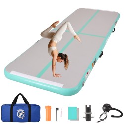 Airtrack Matte Tumbling Matte Gymnastikmatte Trainingsmatte Turnmatte mit Luftpumpe 300x100x10CM 400x100x10 CM