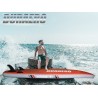 Stand up Paddle Board Aufblasbare SUP Board Set, 330x76x15cm, bis 150kg, Rot