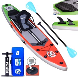 Stand up Paddle Board Inflatable SUP Board Set, 330x76x15cm, up to 150kg, Red