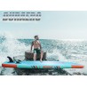 Stand up Paddling Board Aufblasbare SUP Board Set, 330x76x15cm, bis 150kg, Komplettes Zubehör, Blau