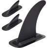 SUP Inflatable Stand Up Paddle Board Set 3 Fins, up to 110kg 305x76x15cm, Blue